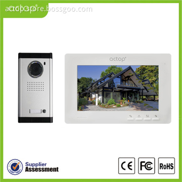 7 inch Video Doorphone Intercom Doorbell
